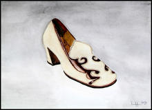Click for a larger image of Cream Shoe
