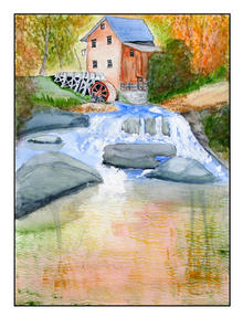 Click for a larger image of Mill Water Wheel