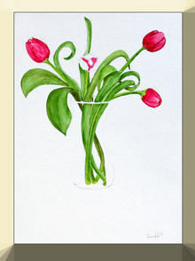 Click for a larger image of Red Tulips
