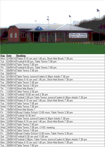 A picture for Chalke-Valley-Sports-Centre