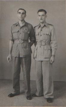 Click for a larger image of Frank and George Wareham