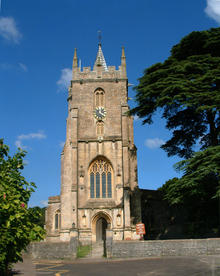 Click for a larger image of West Pennard Church, Somerset