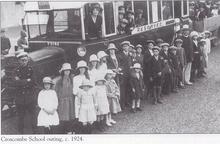 Click for a larger image of Croscombe school outing 1924