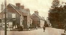 Click for a larger image of Shroton village in about 1900