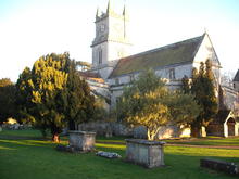 Click for a larger image of Rogers family graves, Tisbury, Wiltshire