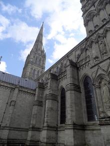 Click for a larger image of Salisbury Cathedral Spire